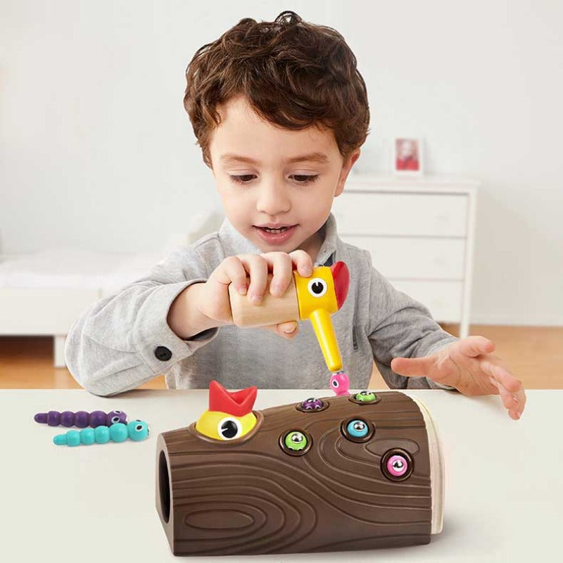 Montessori Hungry Woodpecker Toy