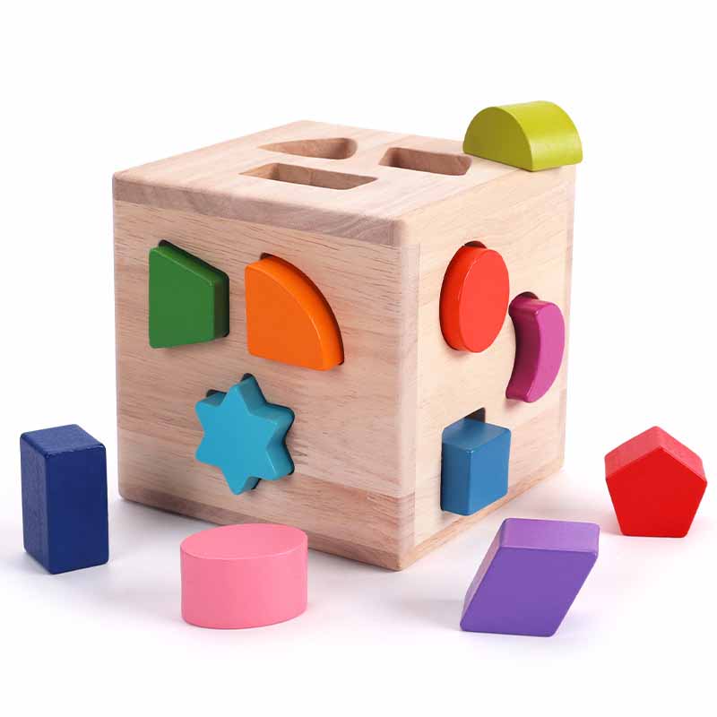 Wooden Shape Sorting Car