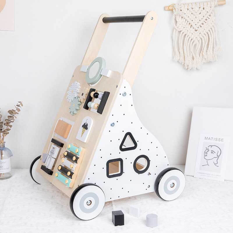 Creative Wooden Baby Walker