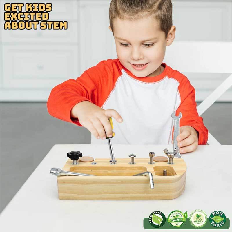 Montessori Screwdriver Bus Set