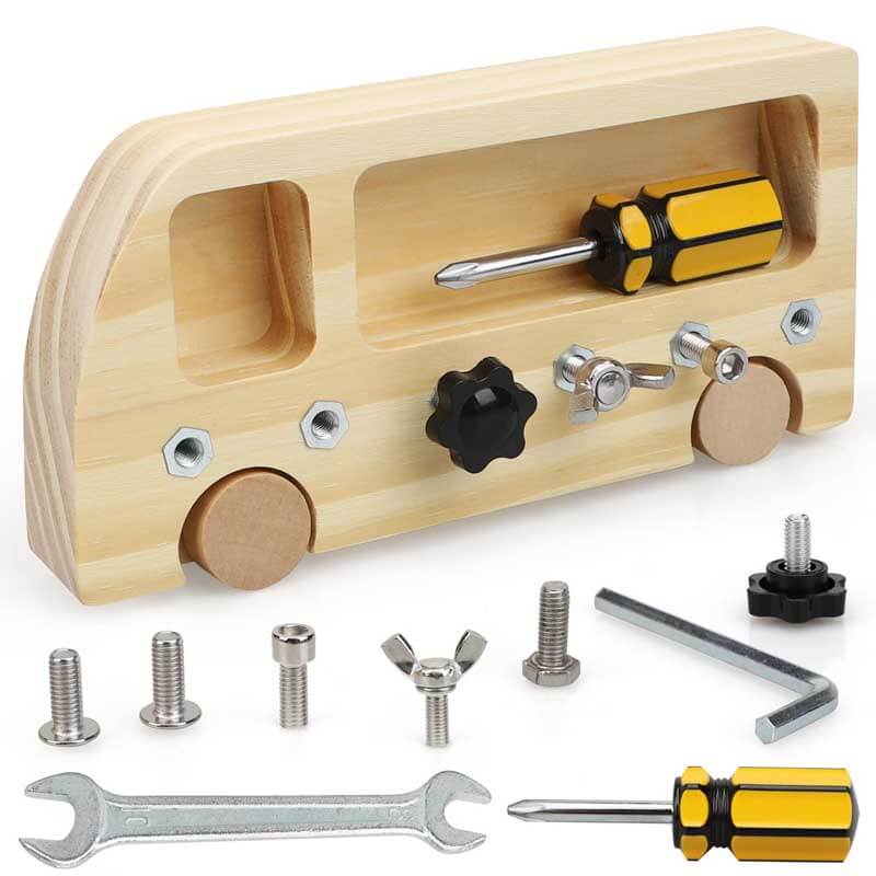 Montessori Screwdriver Bus Set