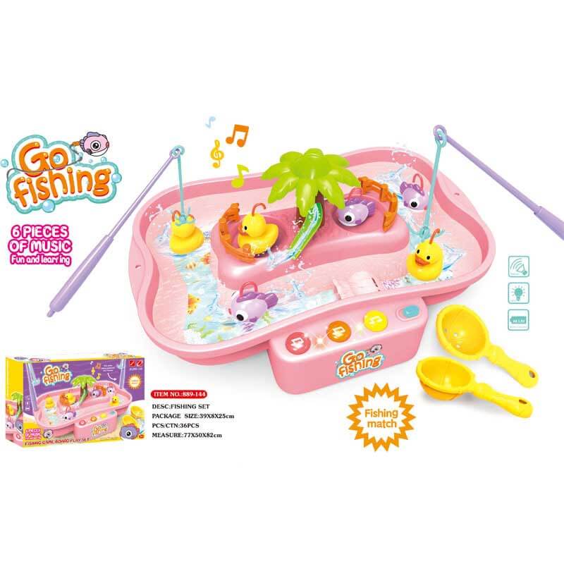 Fishing Game Toys with Slideway