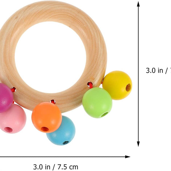 Montessori Wooden Rattles (4 Pack)