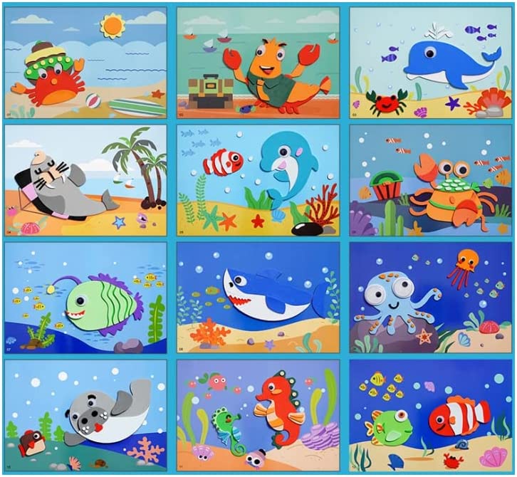 "3D Sticker Puzzles (12 Sheets)"