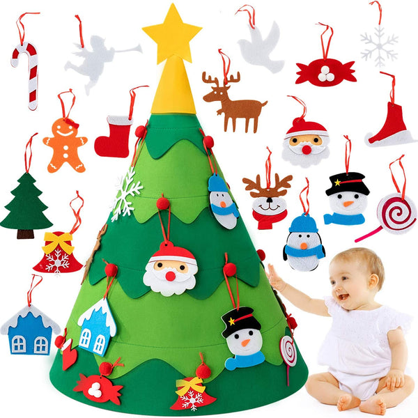 Montessori 3D DIY Felt Christmas Tree