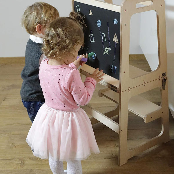 Montessori Table & Chair All-In-One