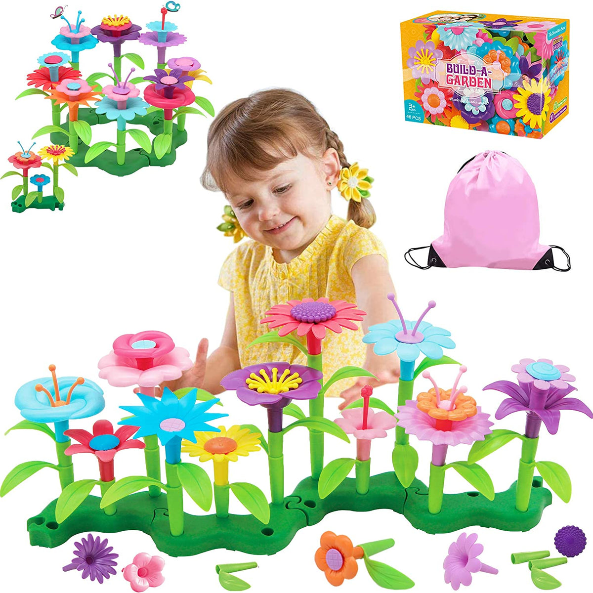 Flower Garden Building Set (46 pieces)