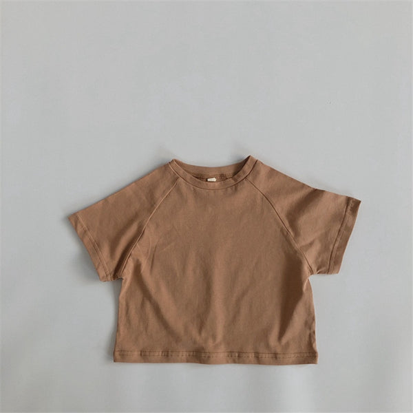 Gekleurd Organics unisex T-shirt voor baby's