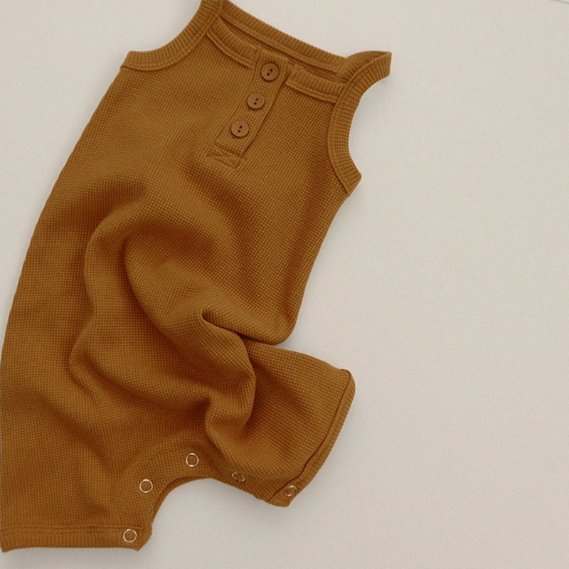 Penny Solid color Rompers