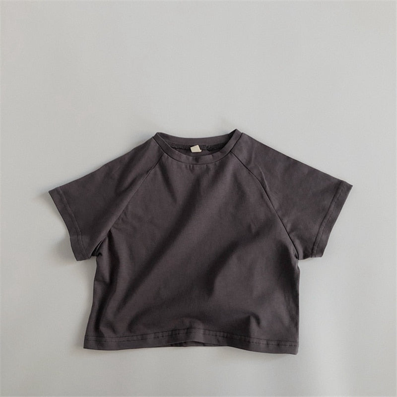 Gekleurd Organics unisex T-shirt voor baby's