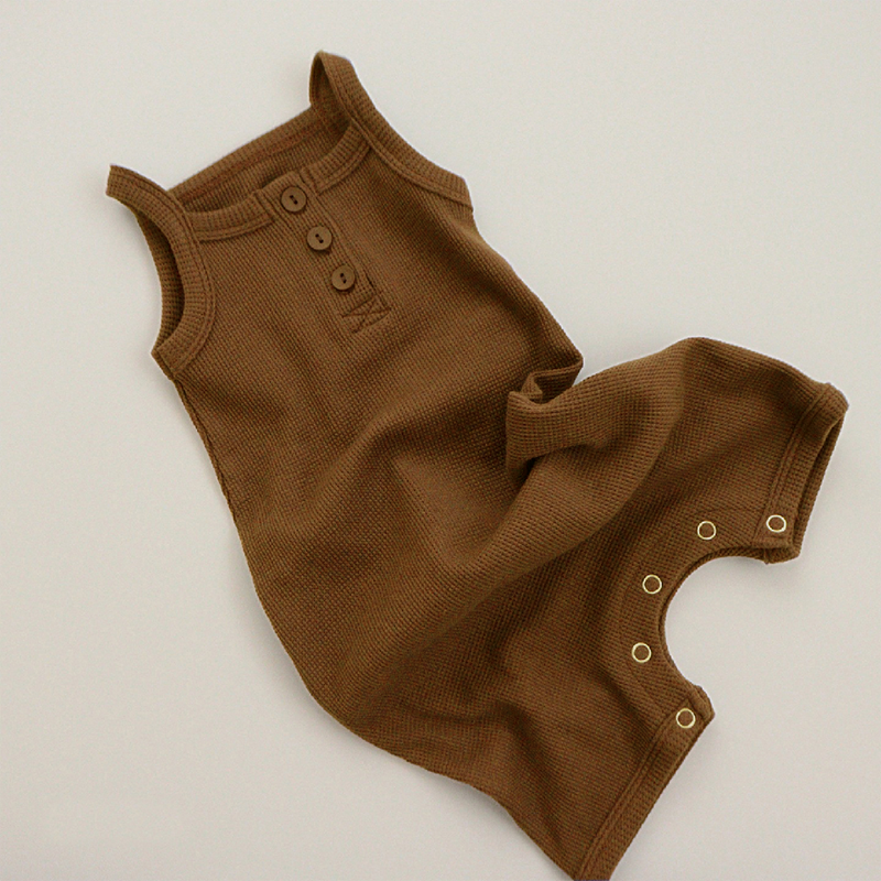 Penny Solid color Rompers