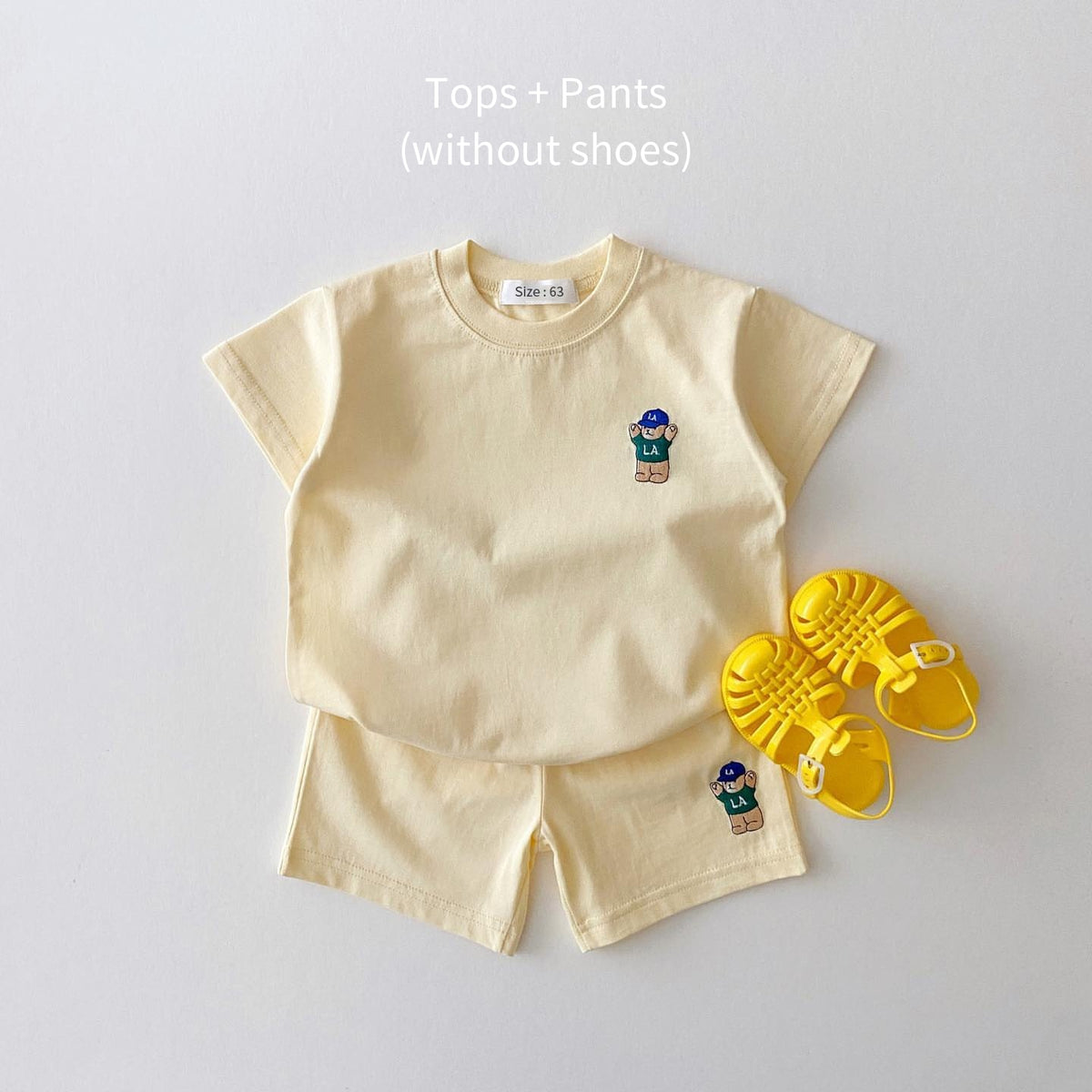 Little LA Bear top en korte set