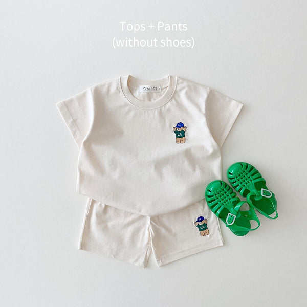 Little LA Bear Top & Short Set