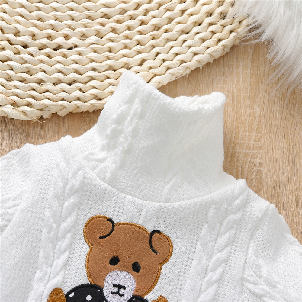 Baby Sweater Winter / Set Warm Clothing 2pcs Clothes Foe 0-3 Years