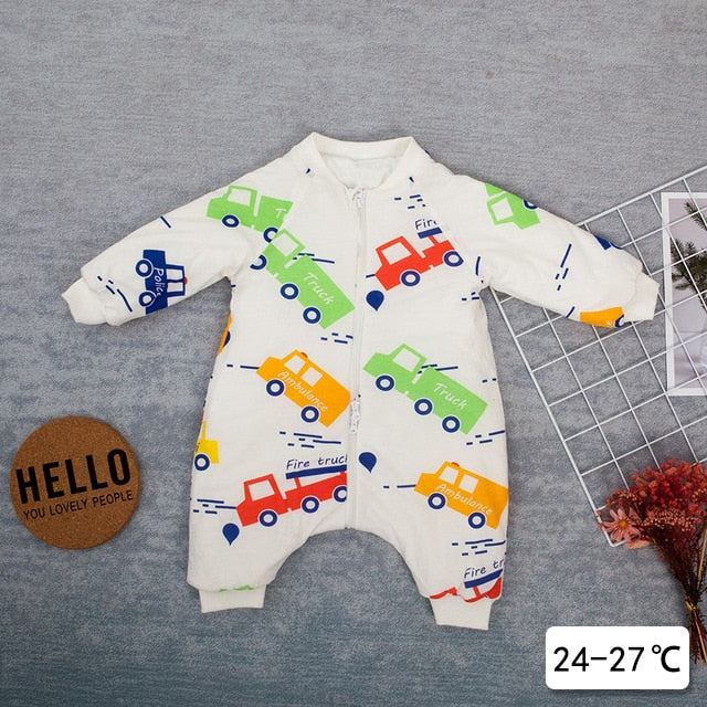 3.5 Tog Baby Sleep suits/ Removable Sleeves for 0-6 Yrs