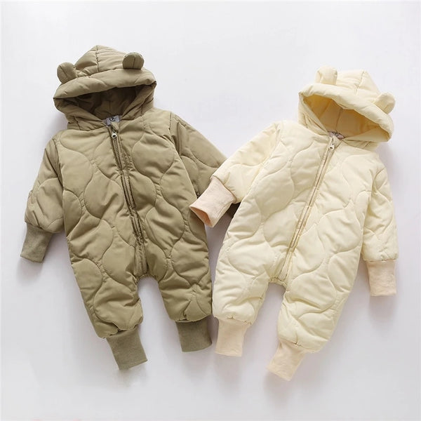 Winter babykleding / rompertjes berenpak baby-outfit