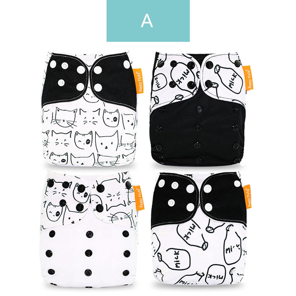 Washable Eco-friendly Baby Cloth Diaper Fit 0-2year