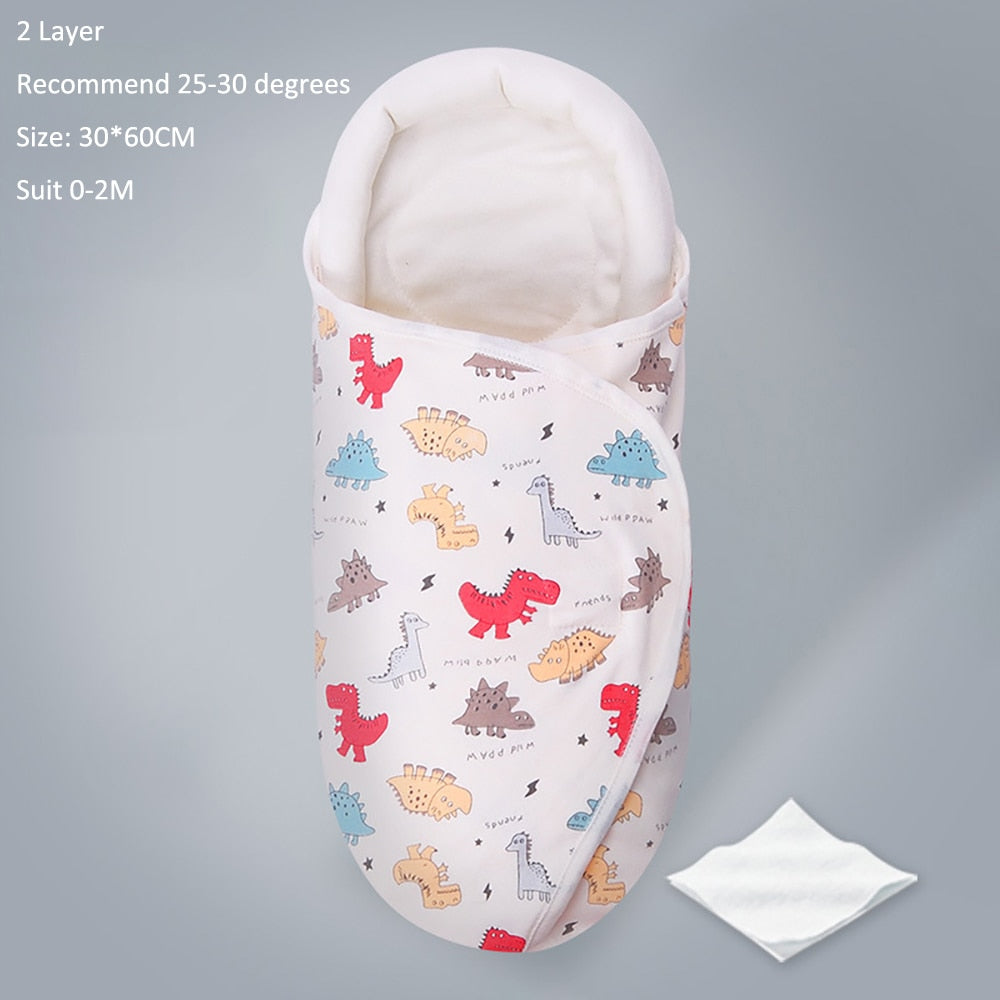 1 Tog Baby Swaddling Wraps for 0-6 Month