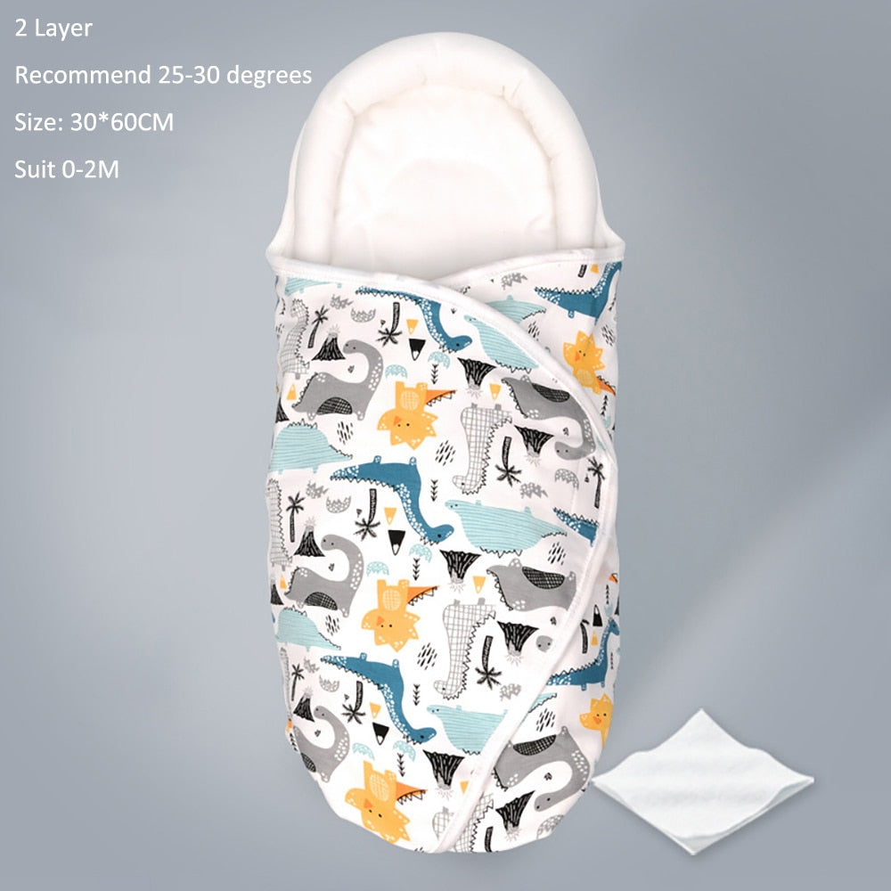 1 Tog Baby Swaddling Wraps for 0-6 Month