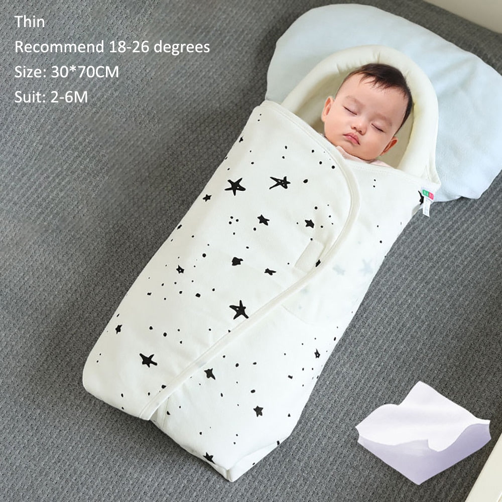 1 Tog Baby Swaddling Wraps for 0-6 Month