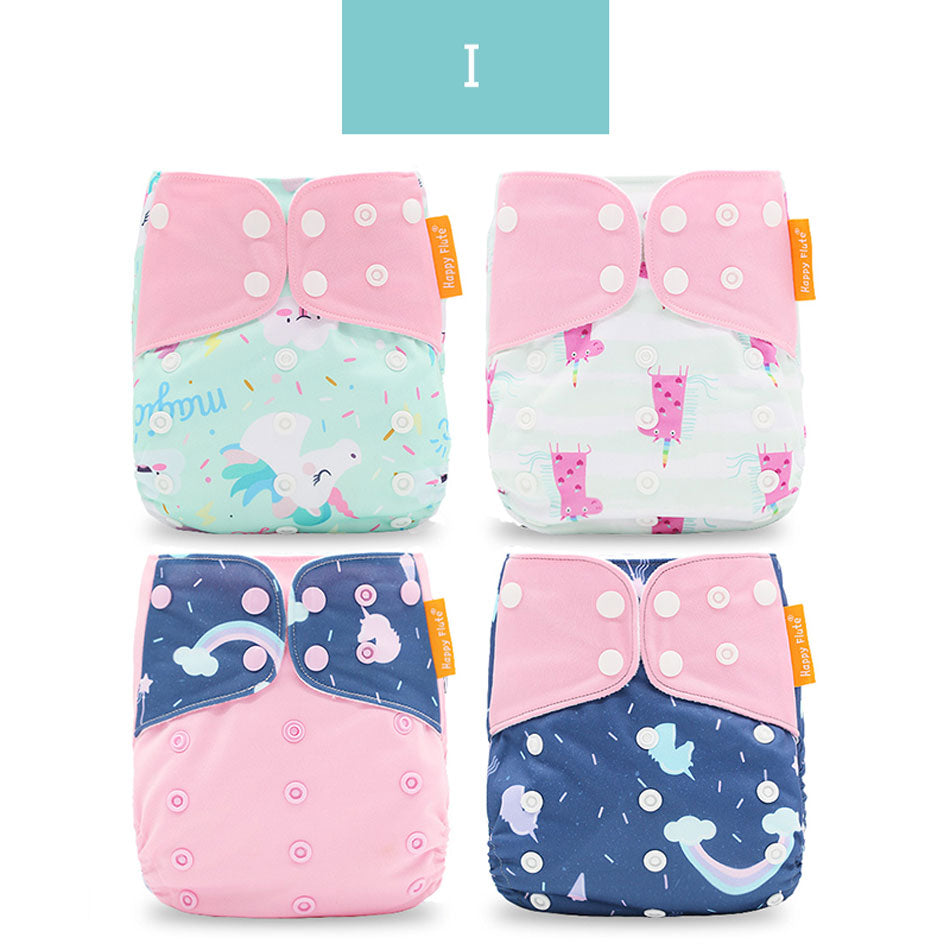 Washable Eco-friendly Baby Cloth Diaper Fit 0-2year