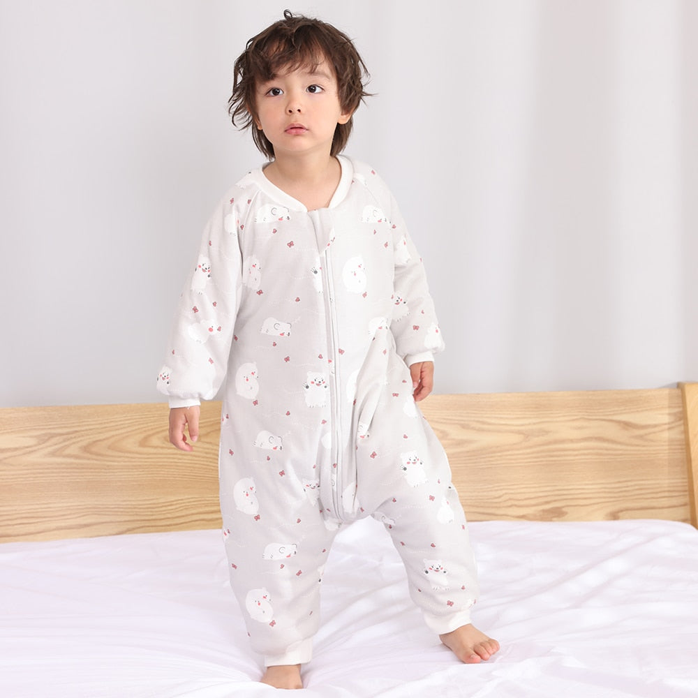 2.5 Tog Baby Sleep suits / Removable Sleeves for 1-4 Year