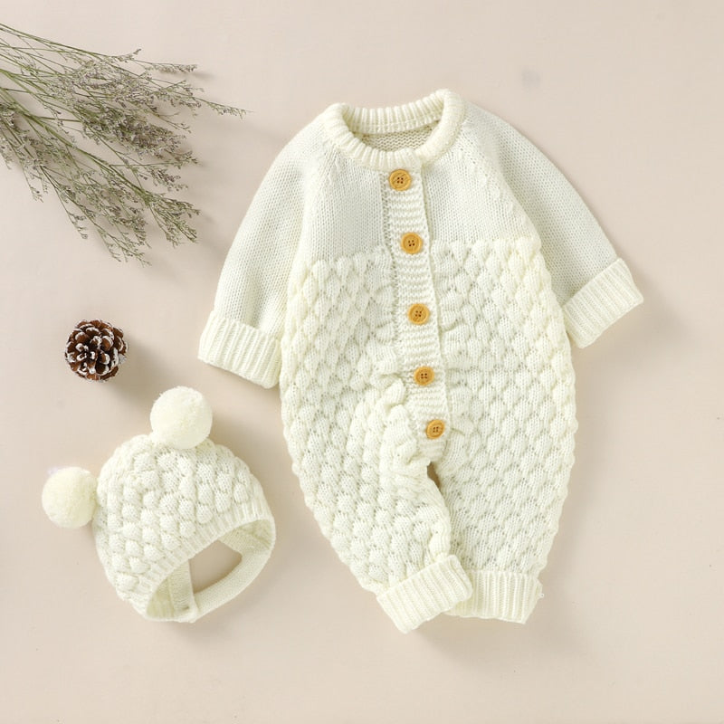 Fleece rompertjes voor baby's