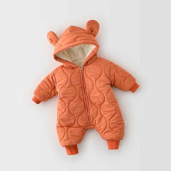 Teddy Bear Hugs Baby Romper - Fleece met schattige oren