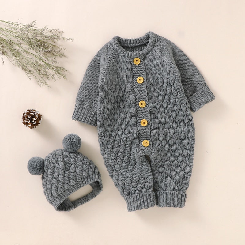 Fleece rompertjes voor baby's