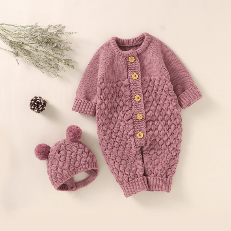 Fleece rompertjes voor baby's