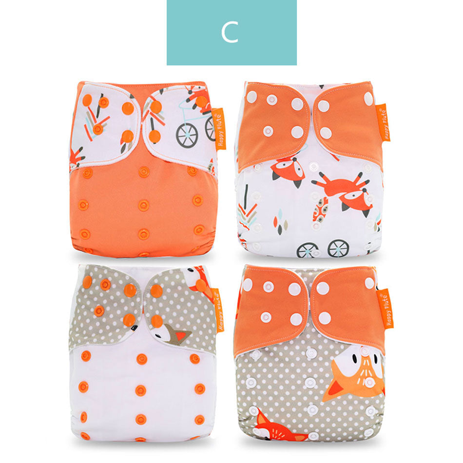 Washable Eco-friendly Baby Cloth Diaper Fit 0-2year