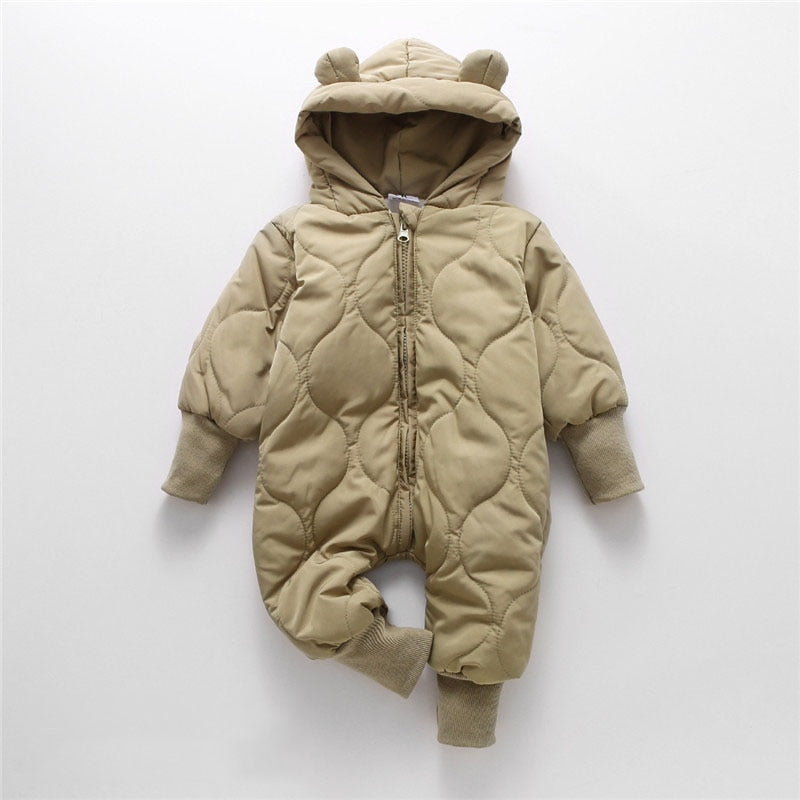 Winter babykleding / rompertjes berenpak baby-outfit