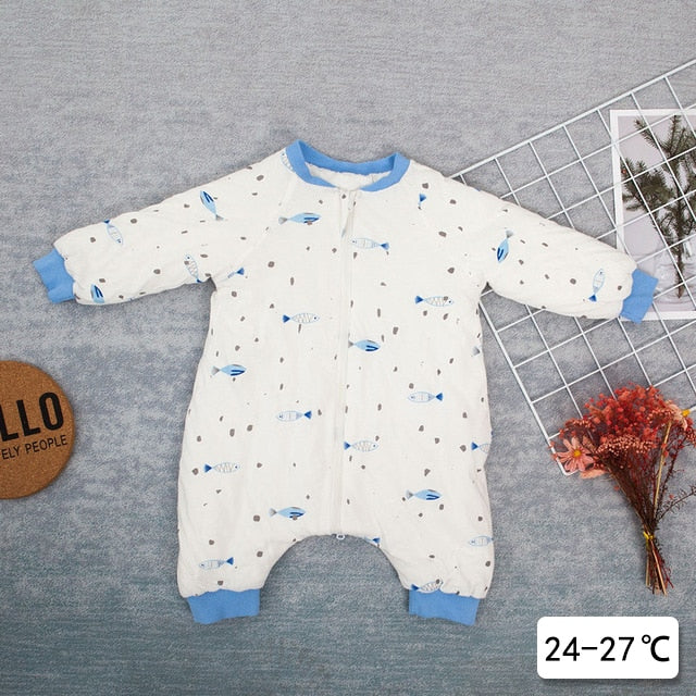 3.5 Tog Baby Sleep suits/ Removable Sleeves for 0-6 Yrs