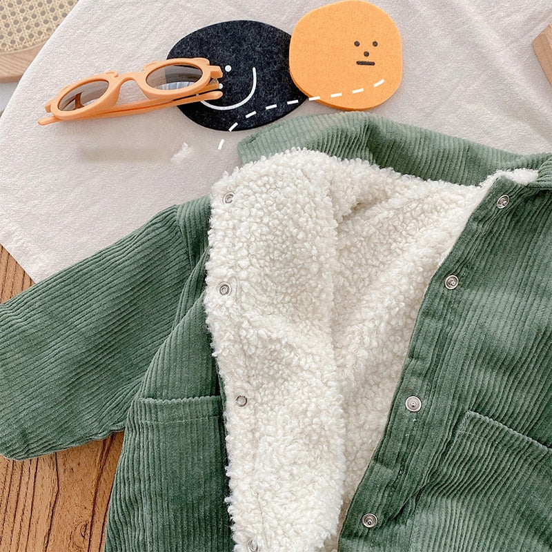 Little Pilot Baby Outfit - Fleece Romper with Cute Aviator Style