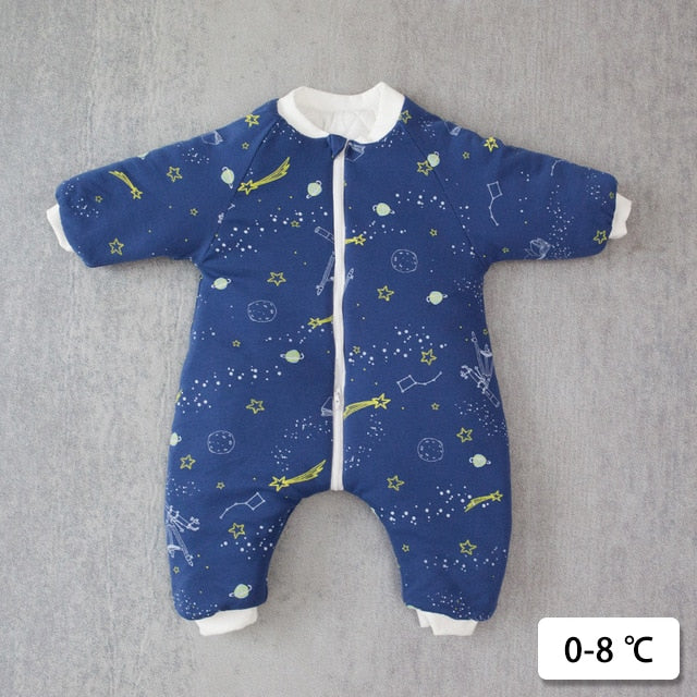 3.5 Tog Baby Sleep suits/ Removable Sleeves for 0-6 Yrs