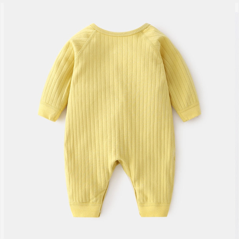 Pasgeboren baby romper/stevige zachte vrijetijdskleding