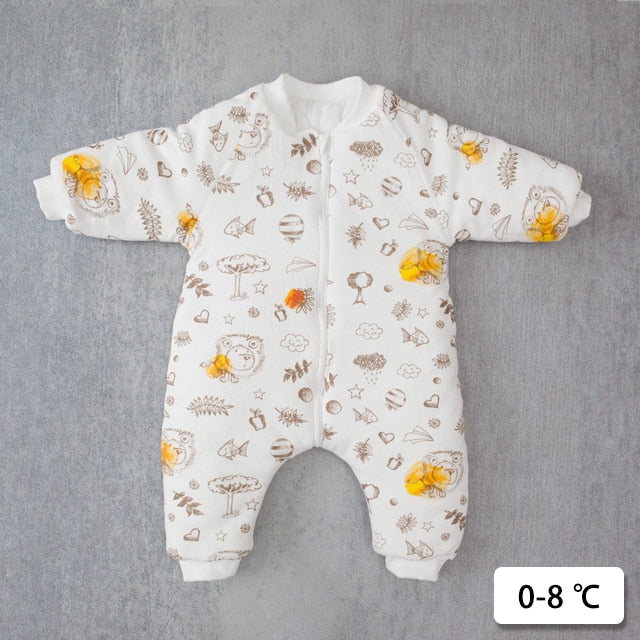 3.5 Tog Baby Sleep suits/ Removable Sleeves for 0-4 Yrs