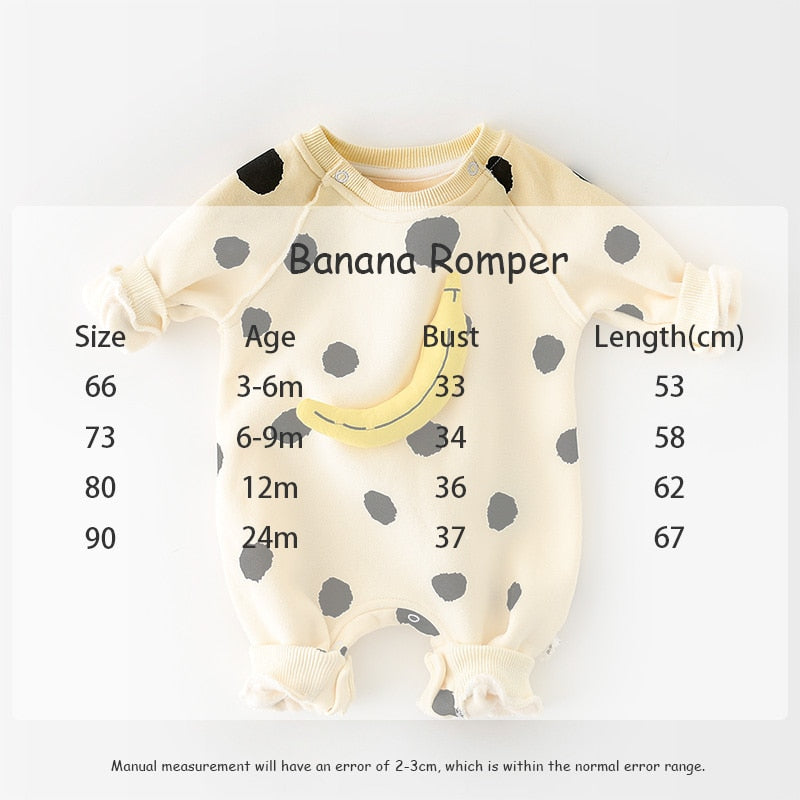 Banana Bonanza Baby Outfit - Jumpsuit met kleurrijke fruitprint