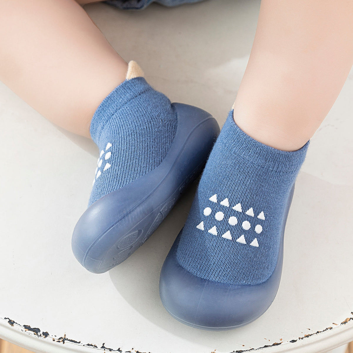 Baby Socks Shoes/ Cotton Breathable Lightweight Slip-on Sneak