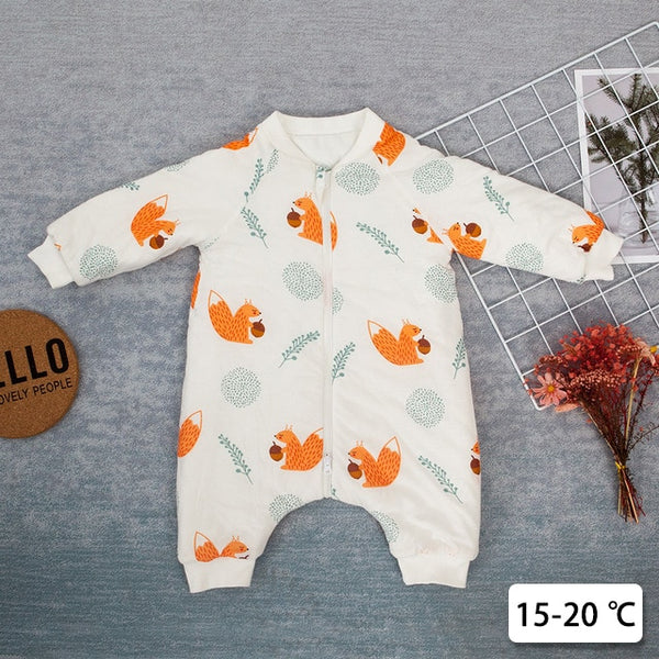 3.5 Tog Baby Sleep suits/ Removable Sleeves for 0-4 Yrs