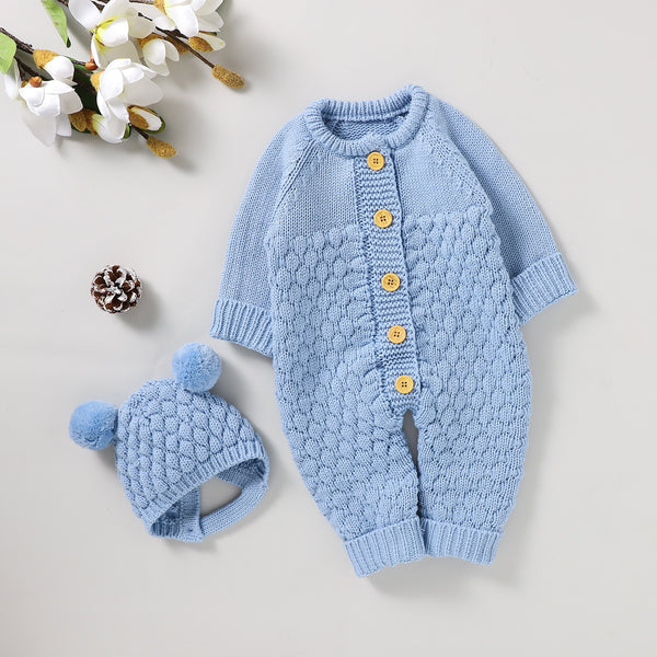 Fleece rompertjes voor baby's