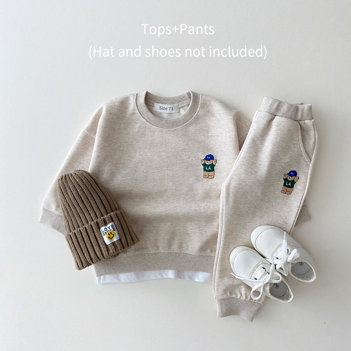 Little LA Bear Sweatshirt+Jogger Pants Set