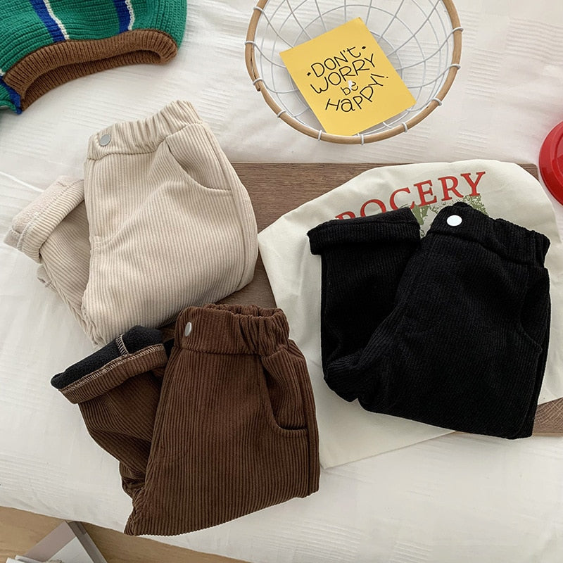 Cool Boys' Pants: Trendy Solid Trousers for Kids