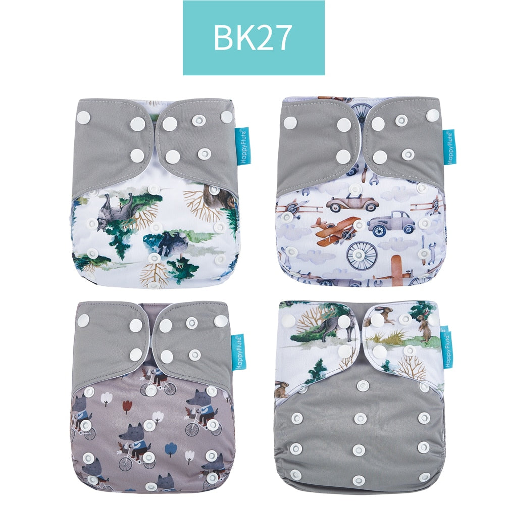 Washable Eco-friendly Baby Cloth Diaper Fit 0-2year