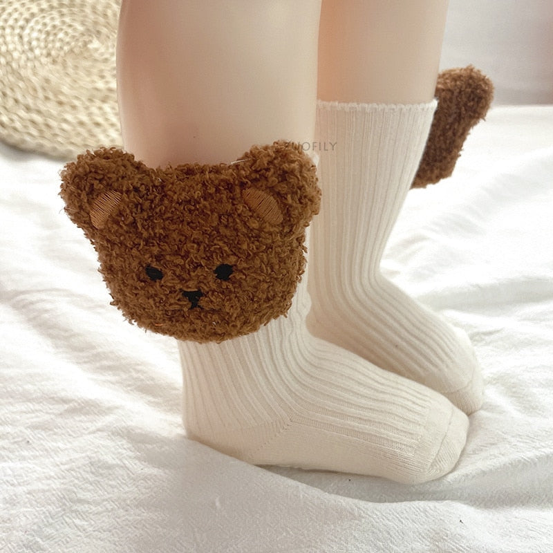 Baby Sokken voor Kinderen / Zachte Katoenen Beer Kinderen Socken Voor 0-3 Jaar