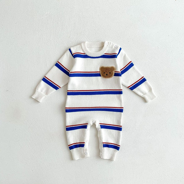 Baby rompertjes peuter / gebreide jumpsuit jongens voor 0-3 jaar