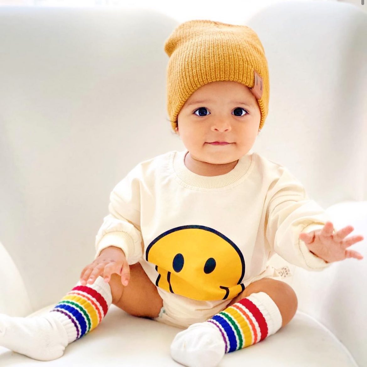 Vrolijke baby-smiley romper