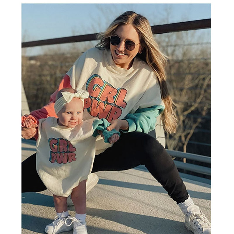 "Girl Power" babysweater