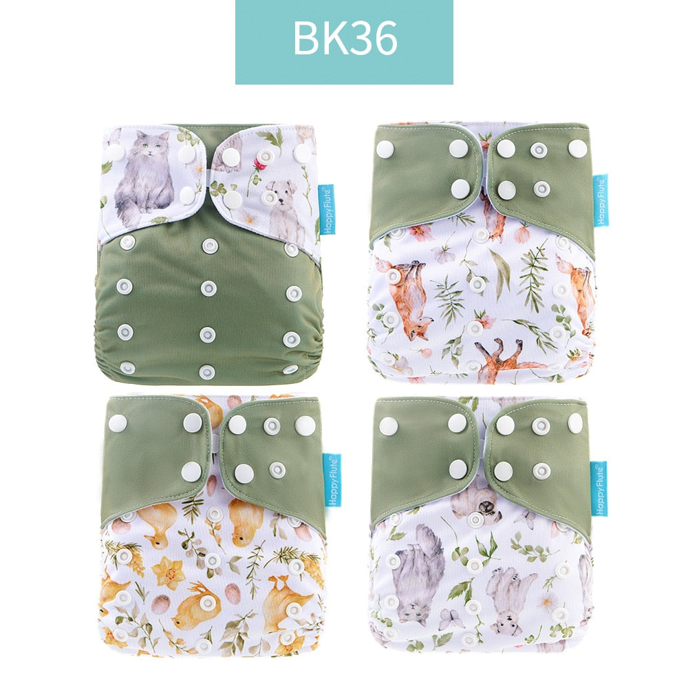 Washable Eco-friendly Baby Cloth Diaper Fit 0-2year