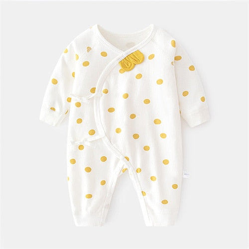 Pasgeboren baby romper/stevige zachte vrijetijdskleding